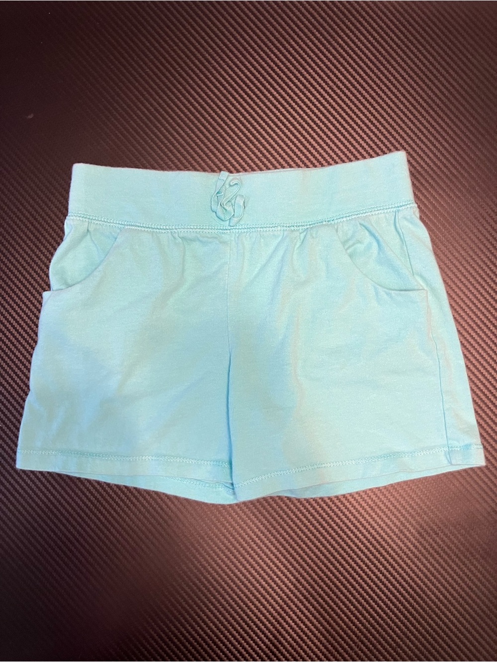 Light Blue Kid’s Knit Lounge Shorts
